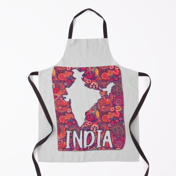 Item preview, Vibrant India Map – Cultural Paisley Art designed and sold by mashmosh.