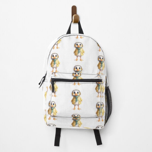 Item preview, Cute Duck in Yellow Hooded Coat - Adorable Kids Animal Illustration designed and sold by Victoria Riabov.