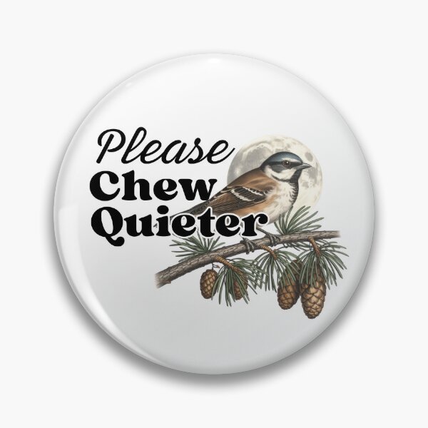 Item preview, Please Chew Quiet Christmas Funny  designed and sold by ZACK ART.