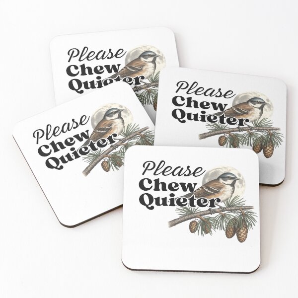 Item preview, Please Chew Quiet Christmas Funny  designed and sold by ZACK ART.