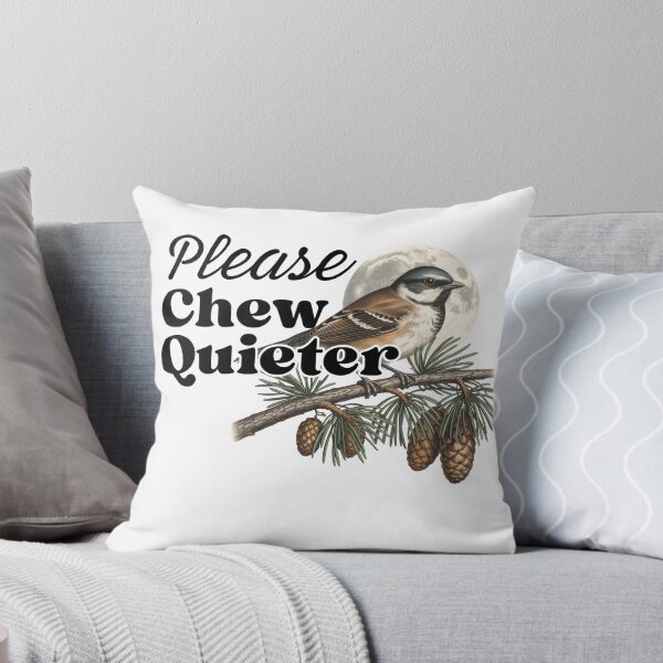 Item preview, Please Chew Quiet Christmas Funny  designed and sold by ZACK ART.
