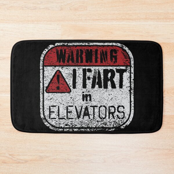 Item preview, Get a Chuckle and Stay Alert with our 'Elevator Emission' Warning Sign Design! I FART IN ELEVATORS designed and sold by pelagio.