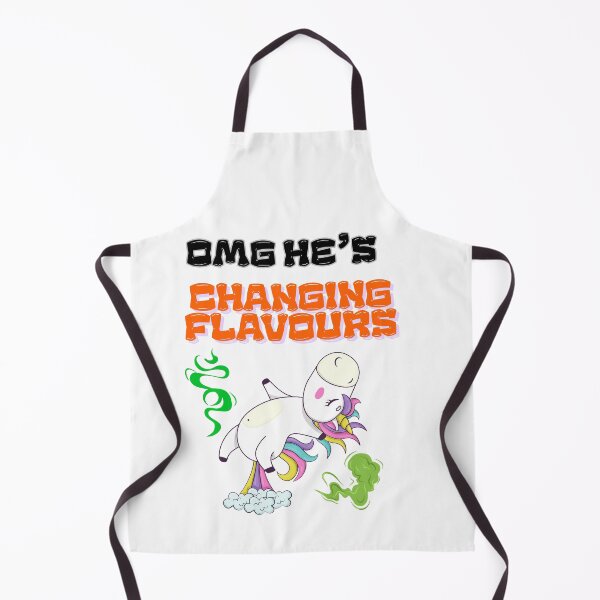 Item preview, Funny Unicorn Changing Flavours Meme Design designed and sold by SloganSauce.