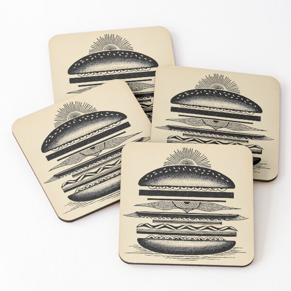 Item preview, Geometric Deconstruction of a Burger designed and sold by lautir.