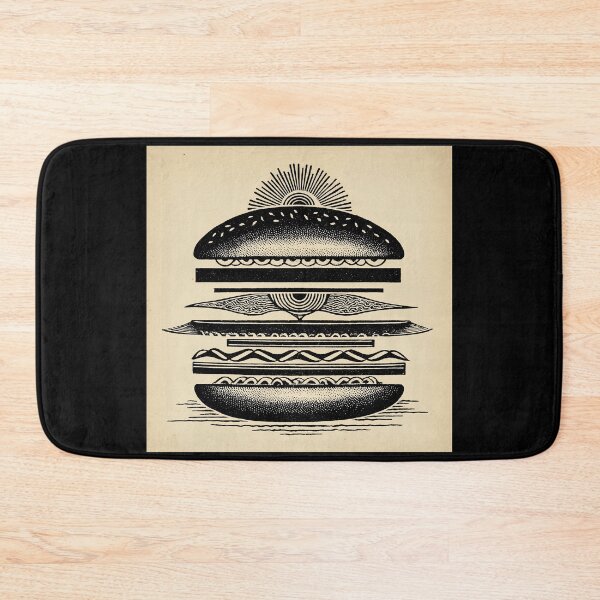 Item preview, Geometric Deconstruction of a Burger designed and sold by lautir.
