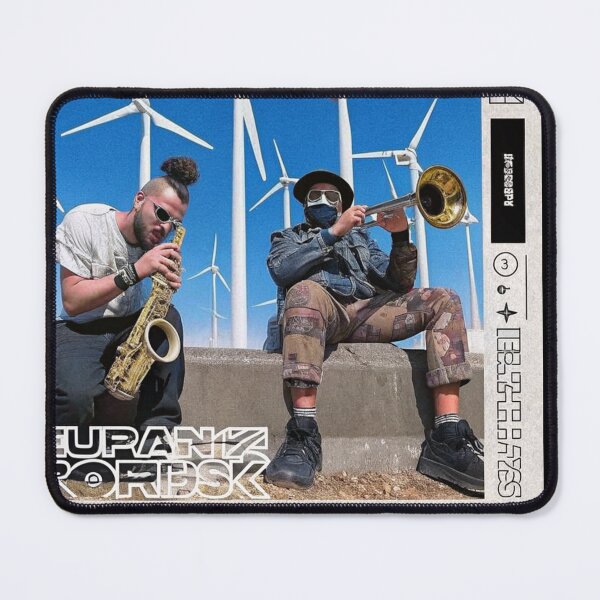 Item preview, Solarpunk: Musicians Playing with Wind Farm Backdrop designed and sold by Raw-Ink.