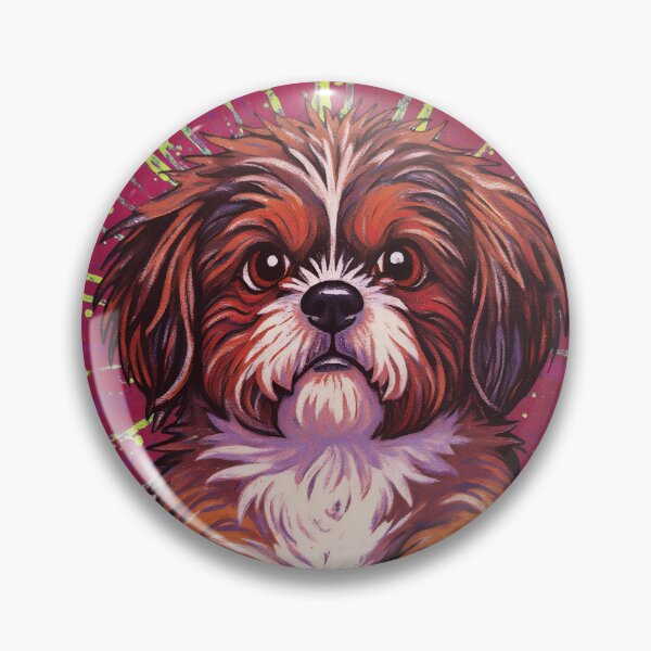 Item preview, Fur and Feeling - Brown Shih Tzu  designed and sold by CleverCulture.