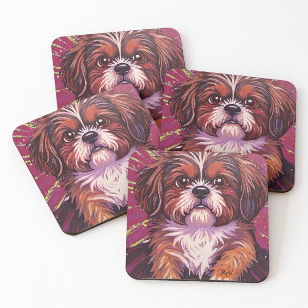Item preview, Fur and Feeling - Brown Shih Tzu  designed and sold by CleverCulture.