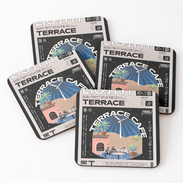 Item preview, Solarpunk: Terrace Cafe with Wind Power designed and sold by Raw-Ink.
