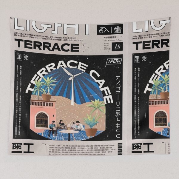 Item preview, Solarpunk: Terrace Cafe with Wind Power designed and sold by Raw-Ink.