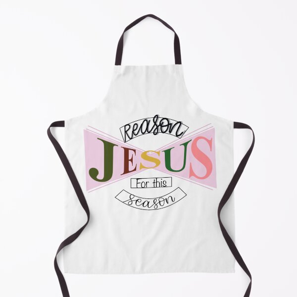 Item preview, “The reason for this season is Jesus”- Christian holiday typography and digital art designed and sold by Ivanadesignart.