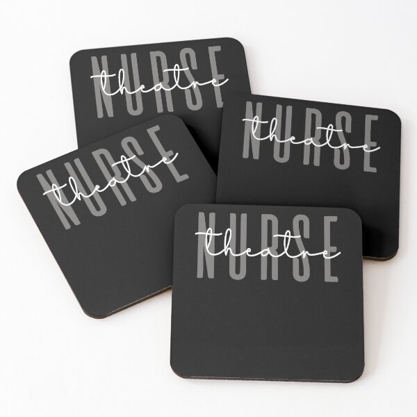 Item preview, Minimalist Theatre Nurse Typography designed and sold by JRRTs.