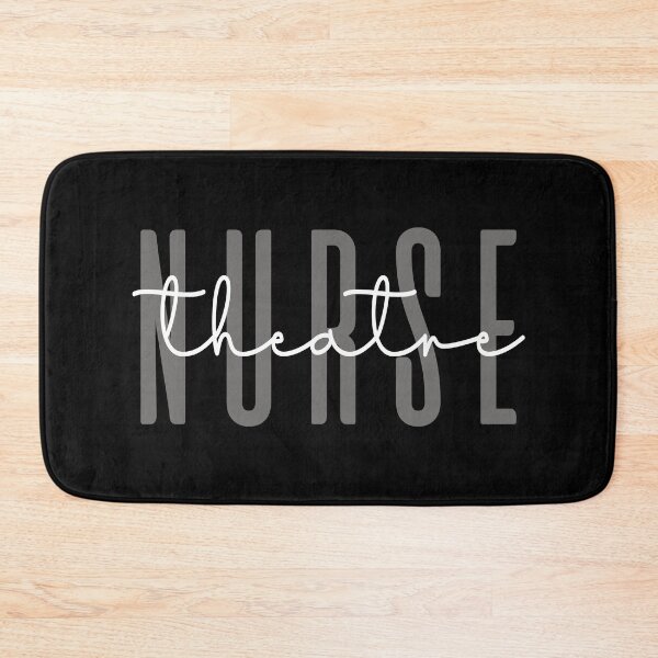 Item preview, Minimalist Theatre Nurse Typography designed and sold by JRRTs.
