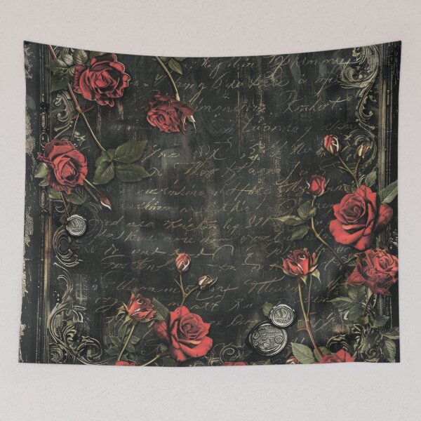 Item preview, Floral pattern. Bouquet of flowers. Red roses. designed and sold by MagelliShop.