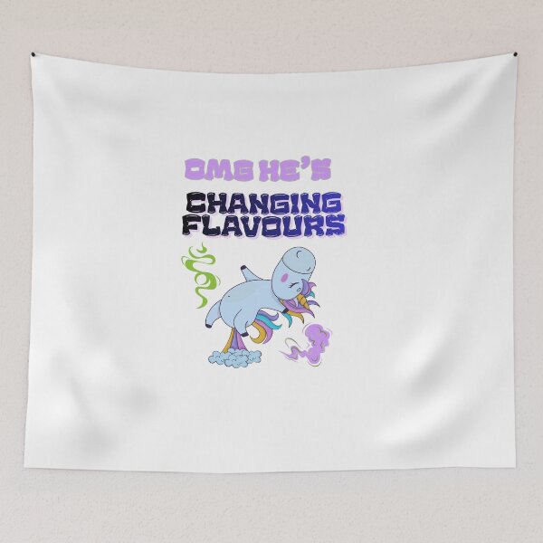 Item preview, Funny Unicorn Changing Flavours Meme quirky Design designed and sold by SloganSauce.