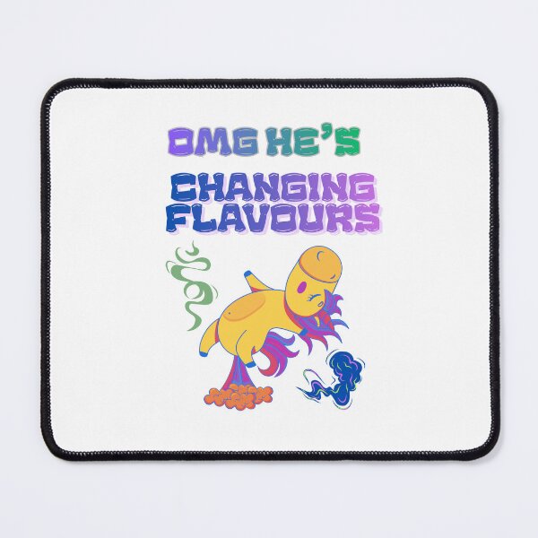 Item preview, Funny Unicorn Changing Flavours Meme rainbow unicorn Design designed and sold by SloganSauce.