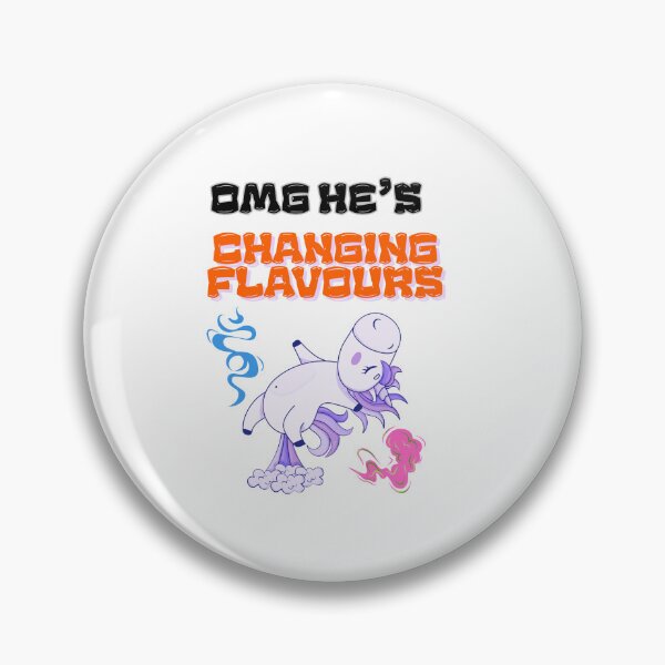 Item preview, Funny Unicorn Changing Flavours Meme viral Design designed and sold by SloganSauce.