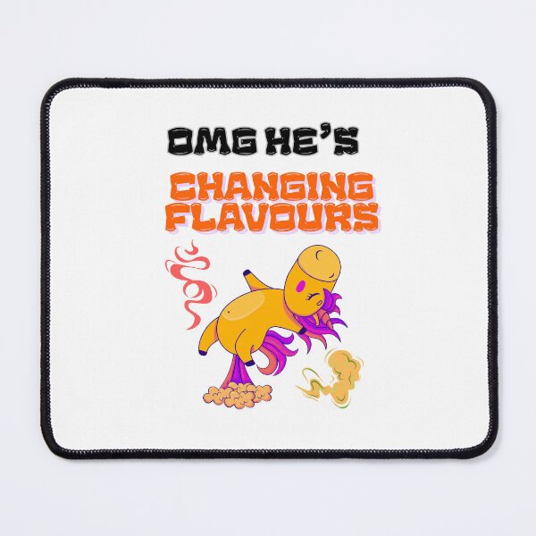 Item preview, Funny Unicorn Changing Flavours Meme farting unicorn Design designed and sold by SloganSauce.