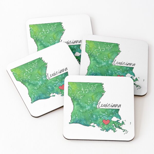 Item preview, I Heart Louisiana designed and sold by Nugget Studio Arts.