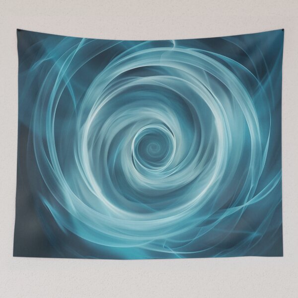 Item preview, Hyperfocus Pulse — Blue Energy Abstract designed and sold by LunaPoster.