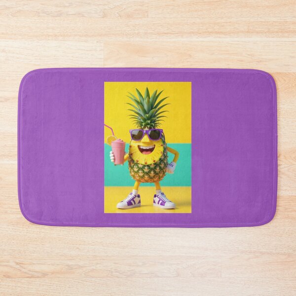Item preview, “Pineapple Vibes – Tropical Cool in Sneakers & Shades” designed and sold by TheWonkyEaselCo.