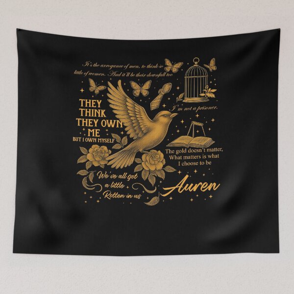 Item preview, Bird And Quotes In Fantasy Book Series designed and sold by Venum-Kai.