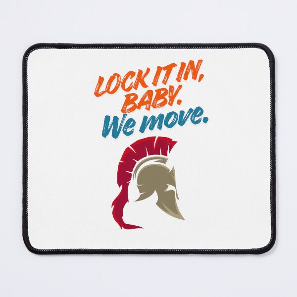 Item preview, Spartan “Lock It In” Motivational Design designed and sold by SloganSauce.