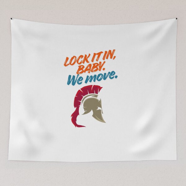 Item preview, Spartan “Lock It In” Motivational Design designed and sold by SloganSauce.