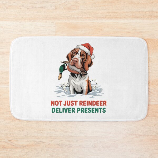 Item preview, Not Just Reindeer Deliver Presents Funny Bracco Italiano Christmas Gift designed and sold by Slaw-Creation.