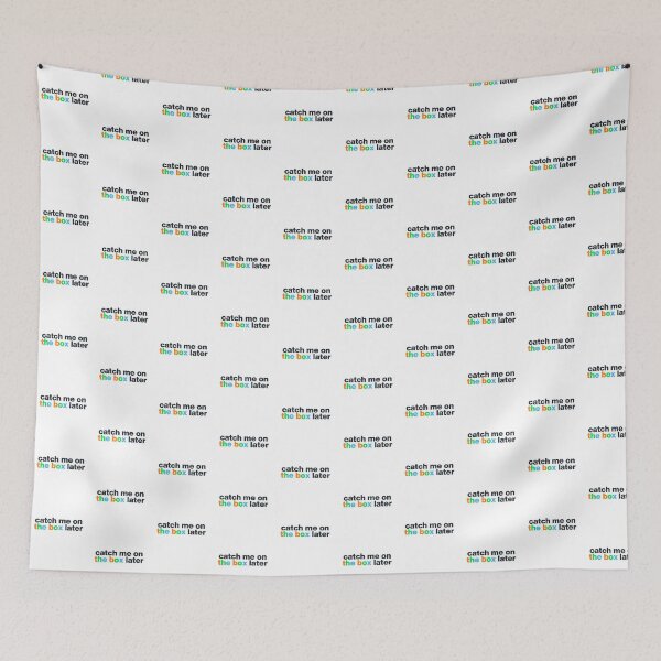 Item preview, Catch Me on the Box Later - Letterboxd Fan Design designed and sold by KORRASAMIQUEENS.