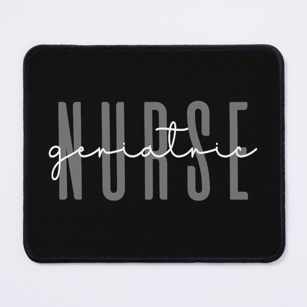 Item preview, Minimalist Geriatric Nurse Typography designed and sold by JRRTs.