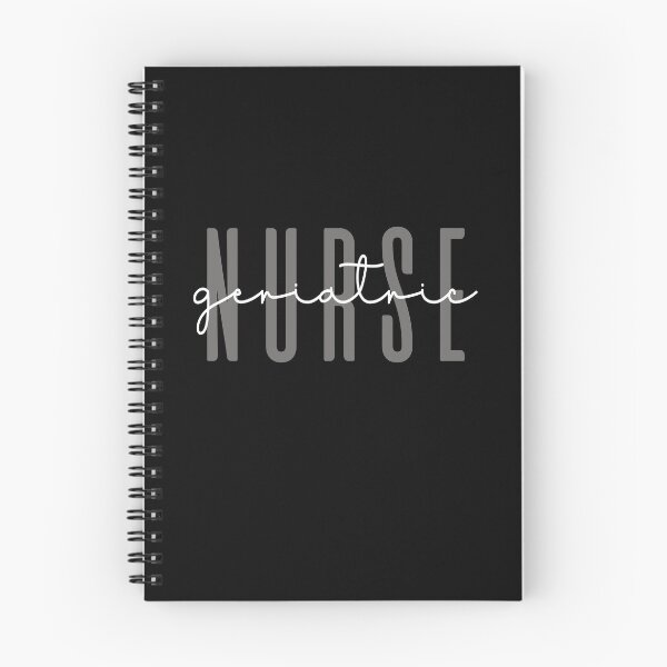 Item preview, Minimalist Geriatric Nurse Typography designed and sold by JRRTs.