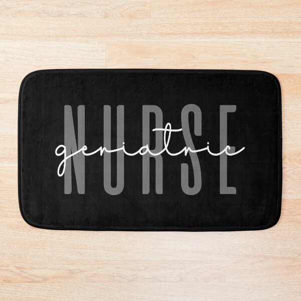 Item preview, Minimalist Geriatric Nurse Typography designed and sold by JRRTs.