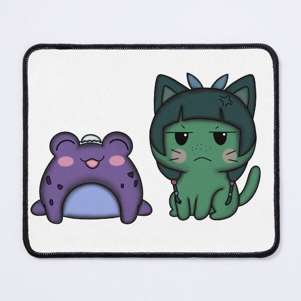 Item preview, Frog Jinshi and Cat MaoMao  designed and sold by LunarAshes.