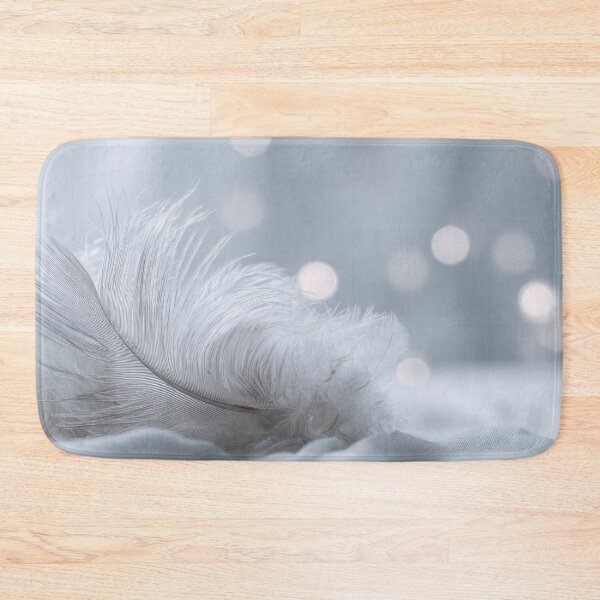 Item preview, Soft white feather on surface designed and sold by anytka.