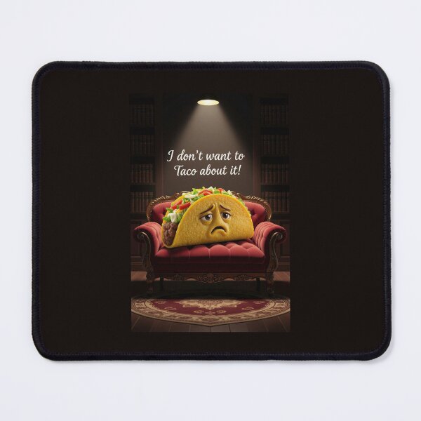 Item preview, “I Don’t Want to Taco About It” designed and sold by TheWonkyEaselCo.