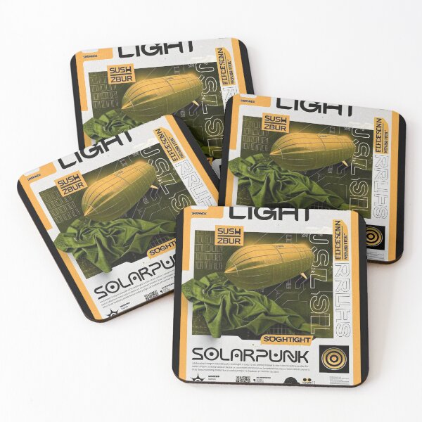 Item preview, Solarpunk: Cargo Airship and Low-Impact Technology designed and sold by Raw-Ink.