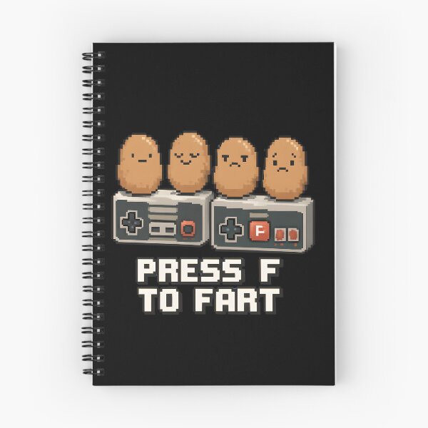 Item preview, Pixel Art Game Controller T-Shirt - Press F To Fart, Gaming Humor designed and sold by GiftLore Studio.