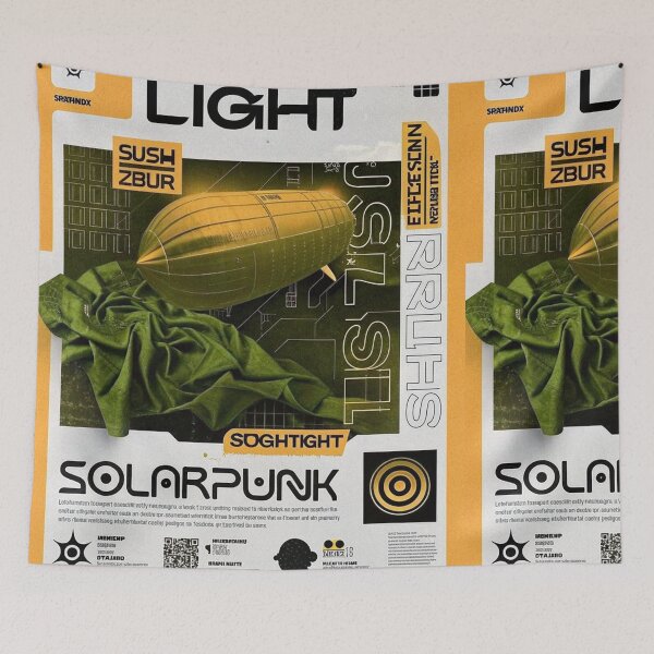 Item preview, Solarpunk: Cargo Airship and Low-Impact Technology designed and sold by Raw-Ink.