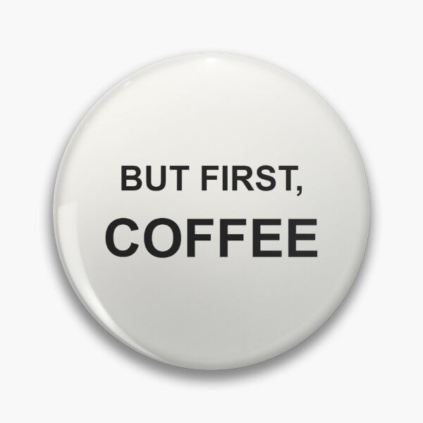 Item preview, But First Coffee Minimalist Typography Coffee Lover Gift designed and sold by wr3ckski.