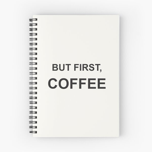 Item preview, But First Coffee Minimalist Typography Coffee Lover Gift designed and sold by wr3ckski.
