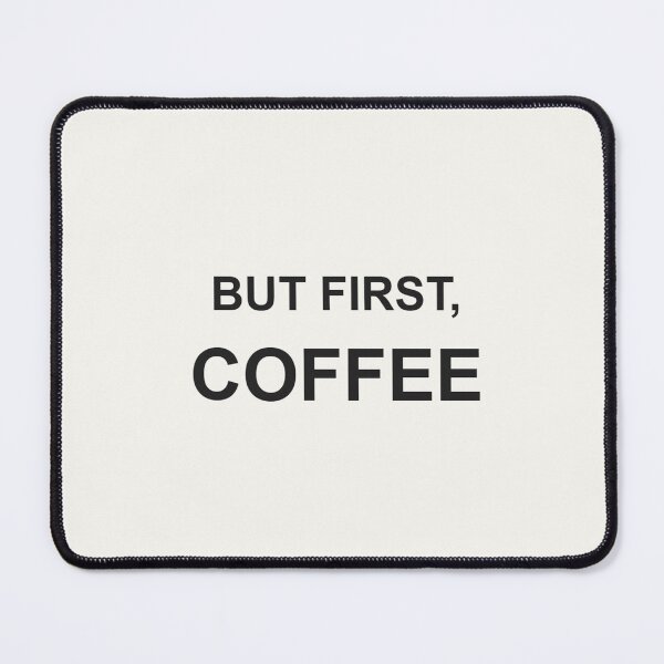 Item preview, But First Coffee Minimalist Typography Coffee Lover Gift designed and sold by wr3ckski.
