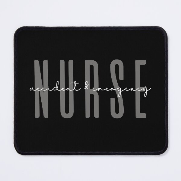 Item preview, Minimalist Accident & Emergency A&E Nurse Typography designed and sold by JRRTs.