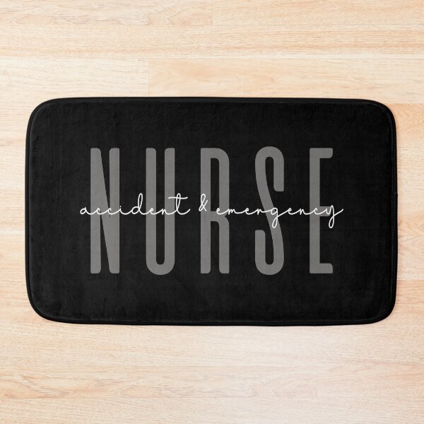 Item preview, Minimalist Accident & Emergency A&E Nurse Typography designed and sold by JRRTs.