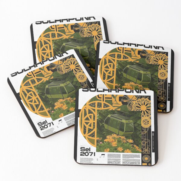 Item preview, Solarpunk: Eco Cable Car over a Blooming Garden designed and sold by Raw-Ink.