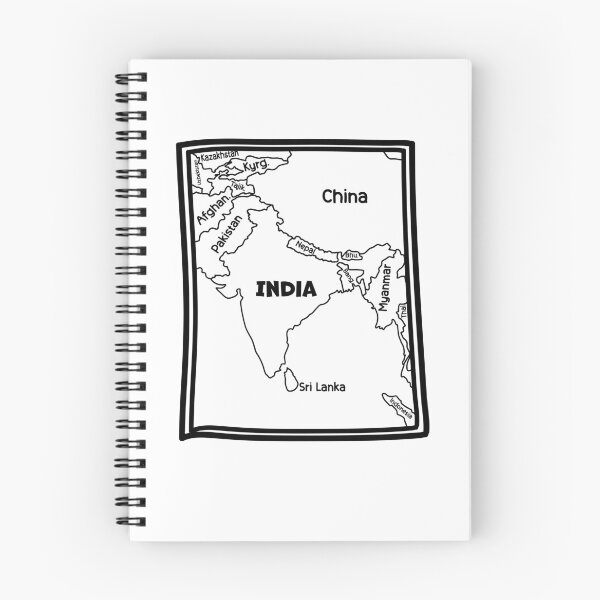Item preview, Bold South Asia Map – Geopolitical Graphic Tee designed and sold by mashmosh.