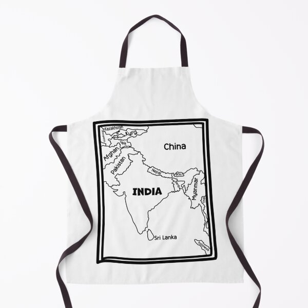 Item preview, Bold South Asia Map – Geopolitical Graphic Tee designed and sold by mashmosh.