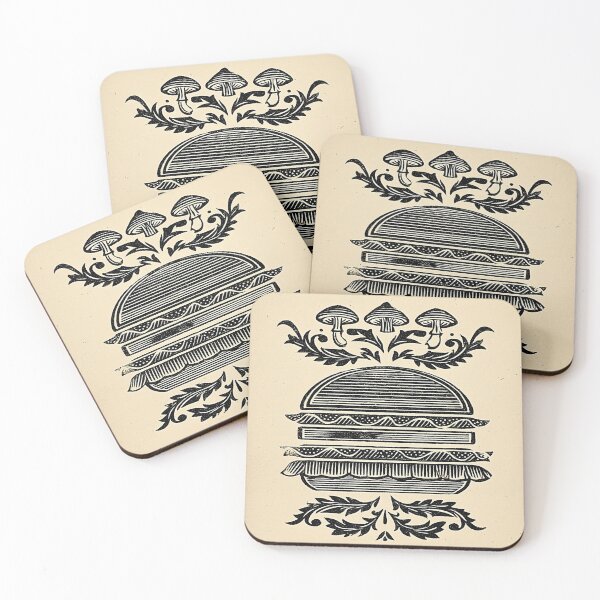 Item preview, Ornamental Burger with Mushrooms designed and sold by lautir.