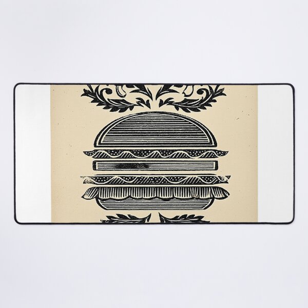 Item preview, Ornamental Burger with Mushrooms designed and sold by lautir.