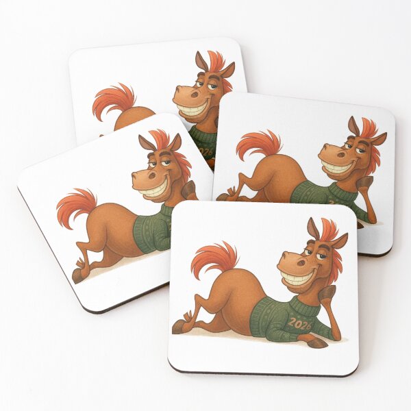 Item preview, 2026 Horse | Funny Lucky Horse Illustration | New Year Art by Vivo Studio designed and sold by VivoStudio.